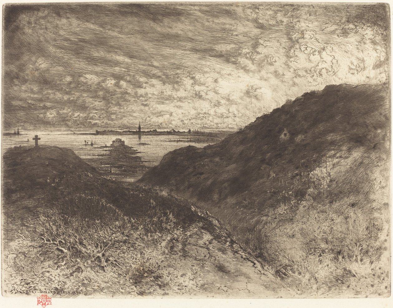 द क्लिफ: सेंट-मालो बे द क्लिफ: सेंट-मालो बे, 18861890। द्वारा फेलिक्स हिलैरे बुहोट