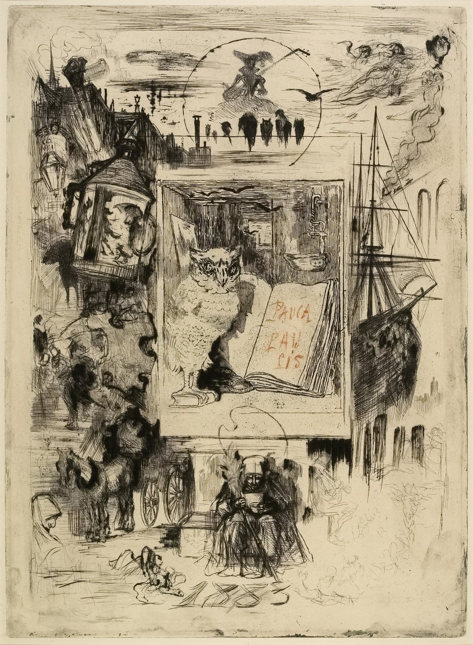 उल्लू, 1883 द्वारा फेलिक्स हिलैरे बुहोट