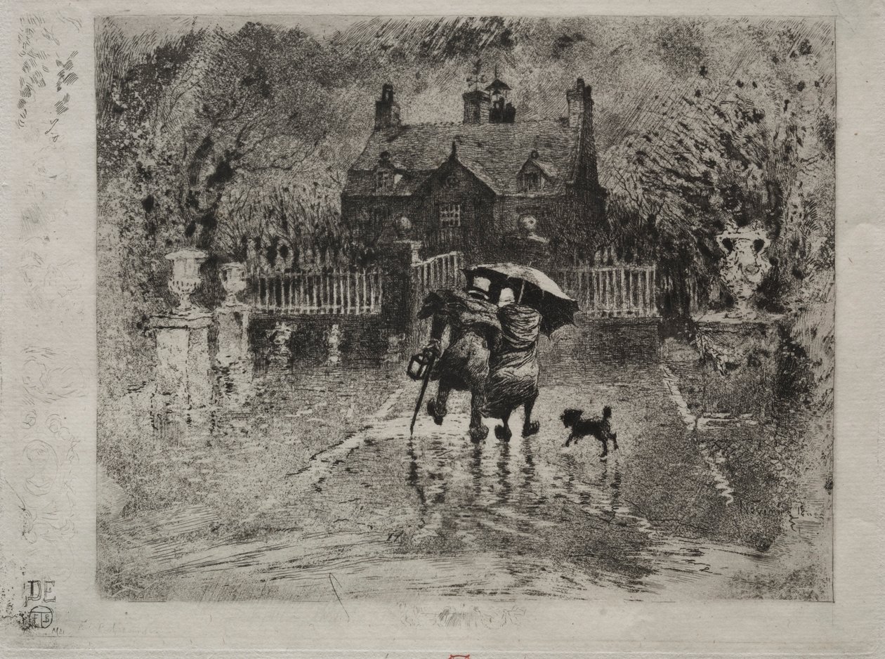 देश पड़ोसी, 1879-1880। द्वारा फेलिक्स हिलैरे बुहोट
