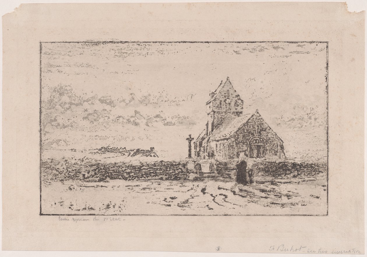 जॉबबर्ग चर्च, 1887। द्वारा फेलिक्स हिलैरे बुहोट
