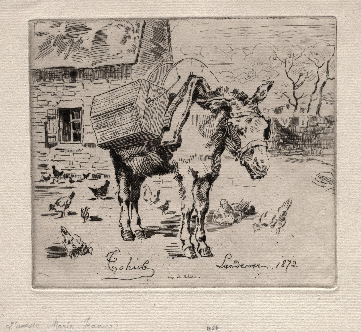 द मुले, मैरी-जीन, 1872। द्वारा फेलिक्स हिलैरे बुहोट
