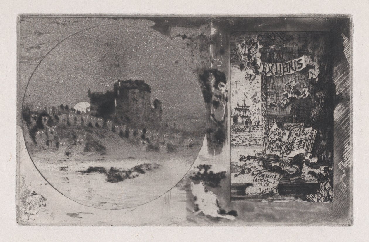 उल्लू का शैटॉ, 1867-98। द्वारा फेलिक्स हिलैरे बुहोट