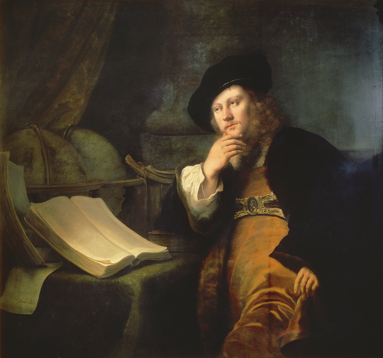 ए एस्ट्रोनॉमर, 1652 द्वारा फर्डिनेंड बोलो