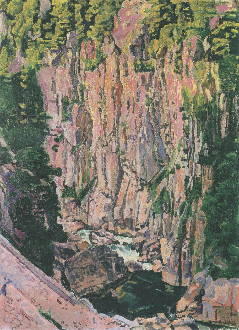 Aareschlucht द्वारा फर्डिनेंड होडलर