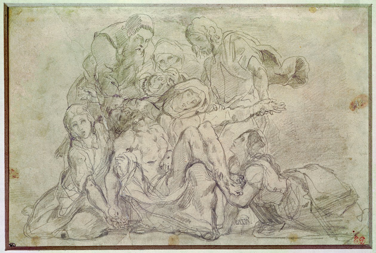 Pieta द्वारा फर्डिनेंड विक्टर यूजीन डेलाक्रोइक्स