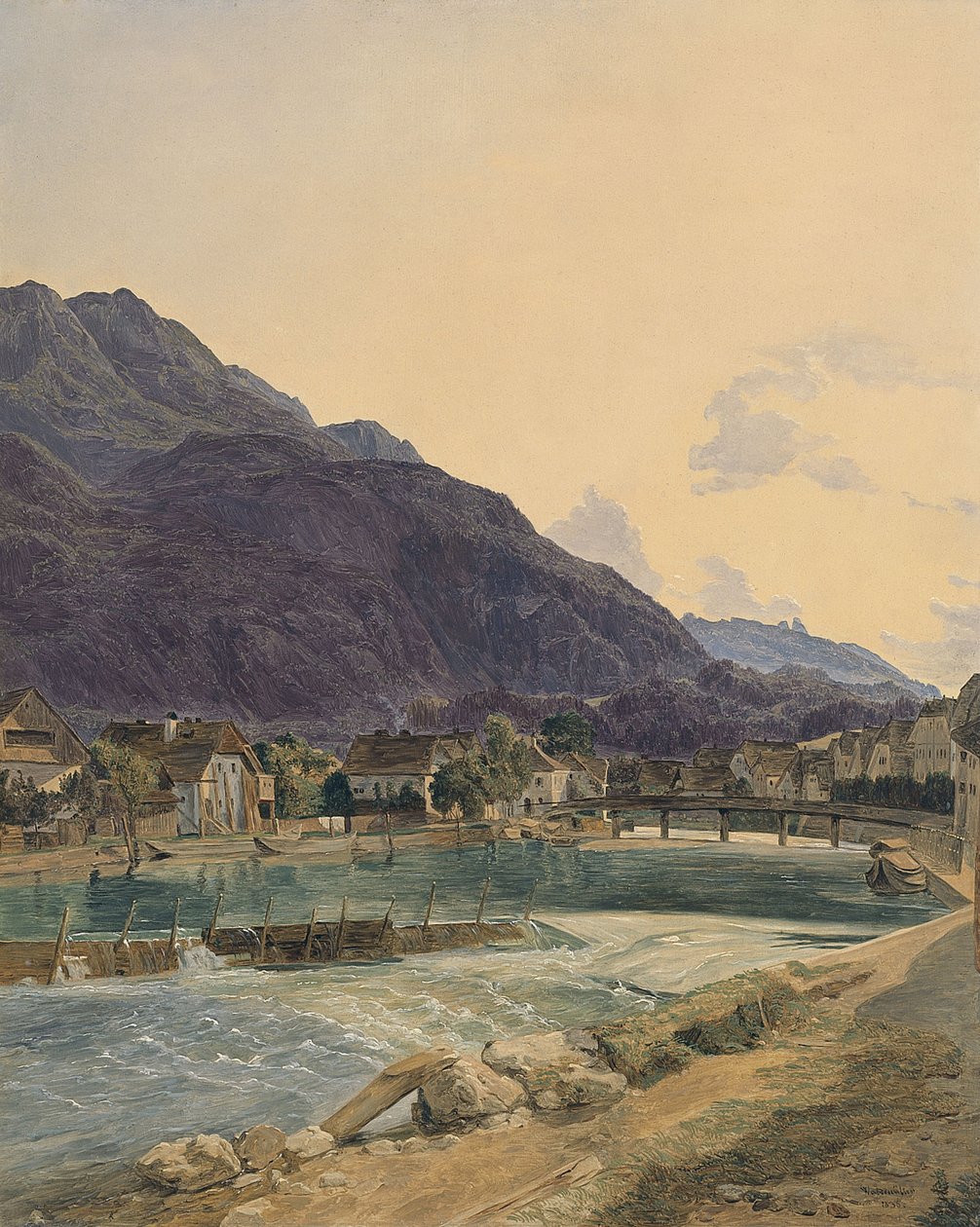 बैड इस्क्ल, 1836 द्वारा फर्डिनेंड जॉर्ज वाल्डमुलर