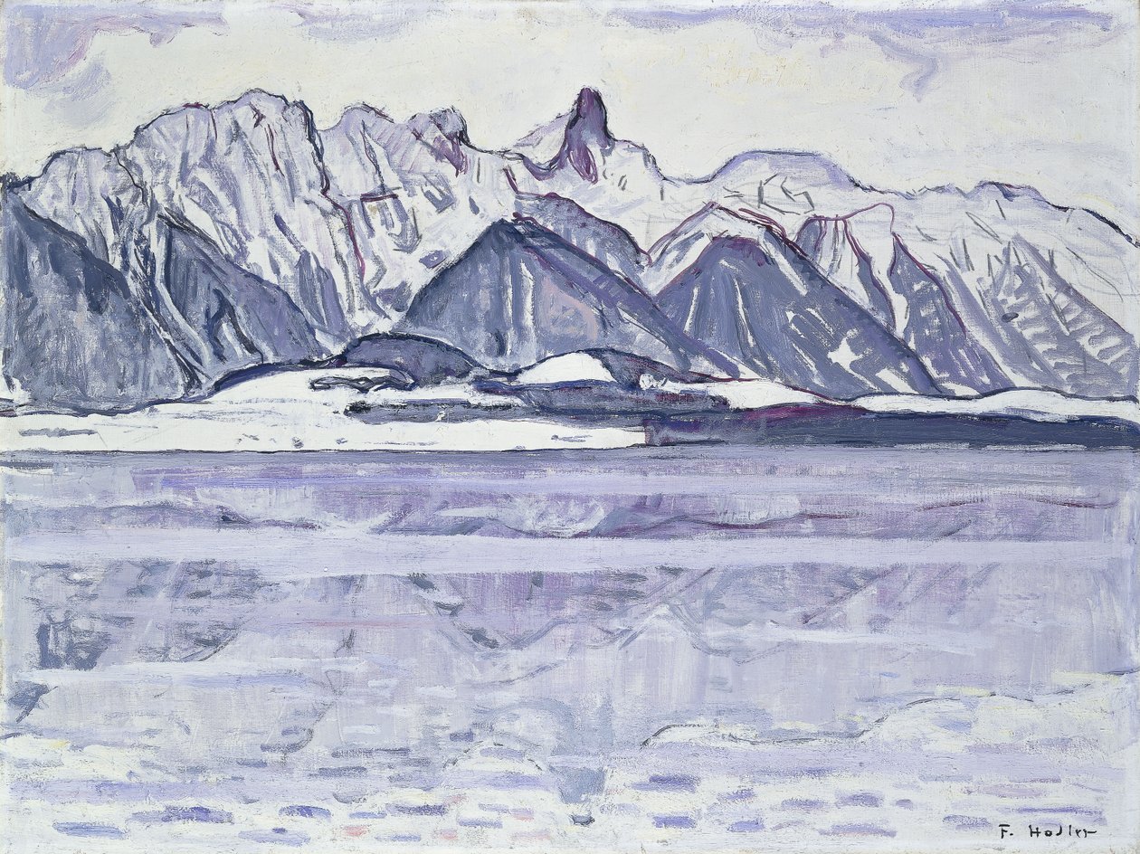 स्टॉकहॉर्न बर्फ से ढंका हुआ, 1913-1914 द्वारा फर्डिनेंड होडलर