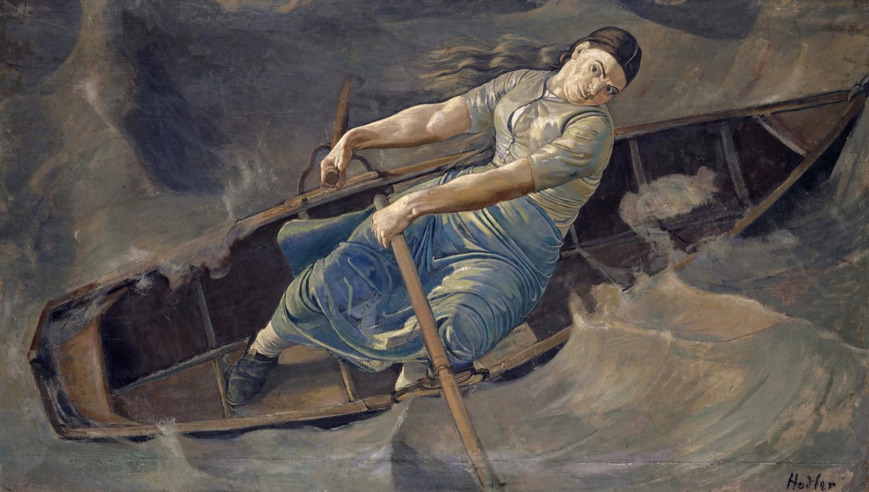 द बोल्ड वुमन, 1886 द्वारा फर्डिनेंड होडलर