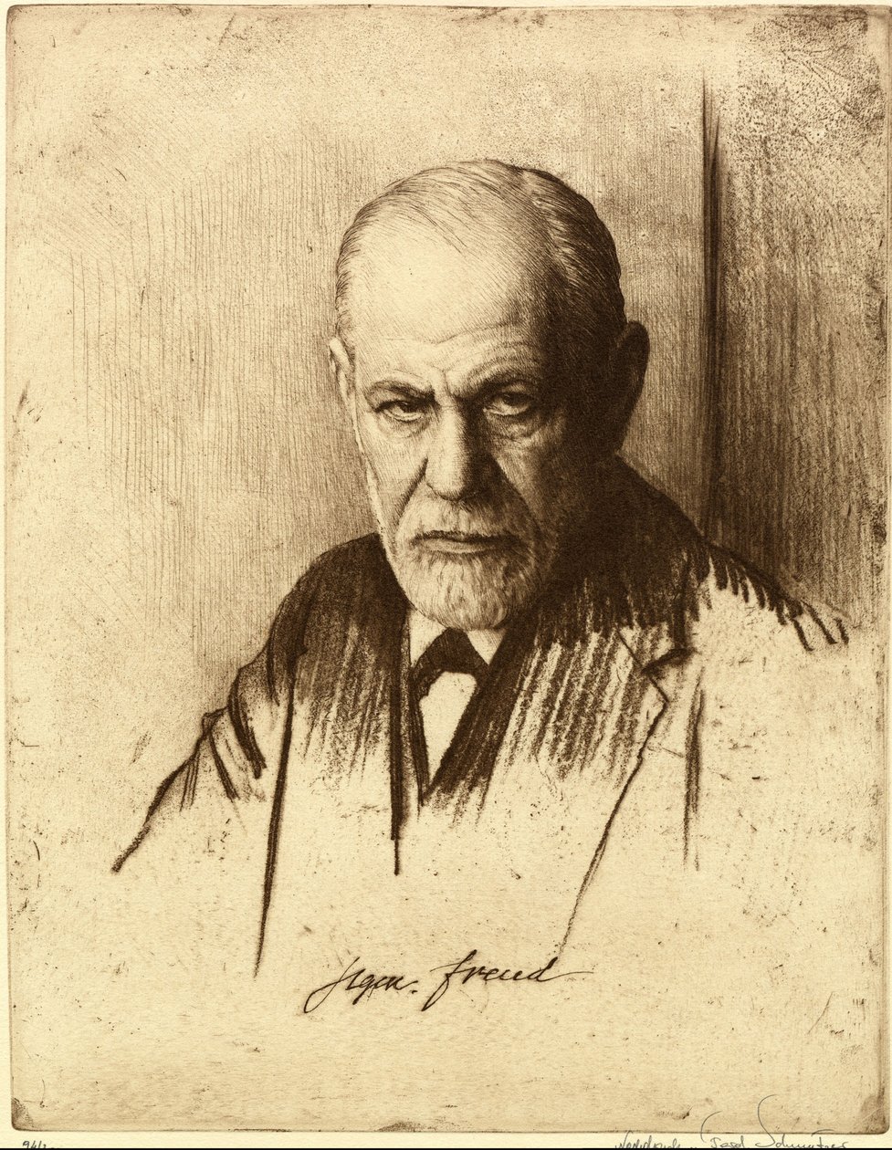सिगमंड फ्रायड का पोर्ट्रेट 1856-1939, 1926 द्वारा फर्डिनेंड शमुतज़र