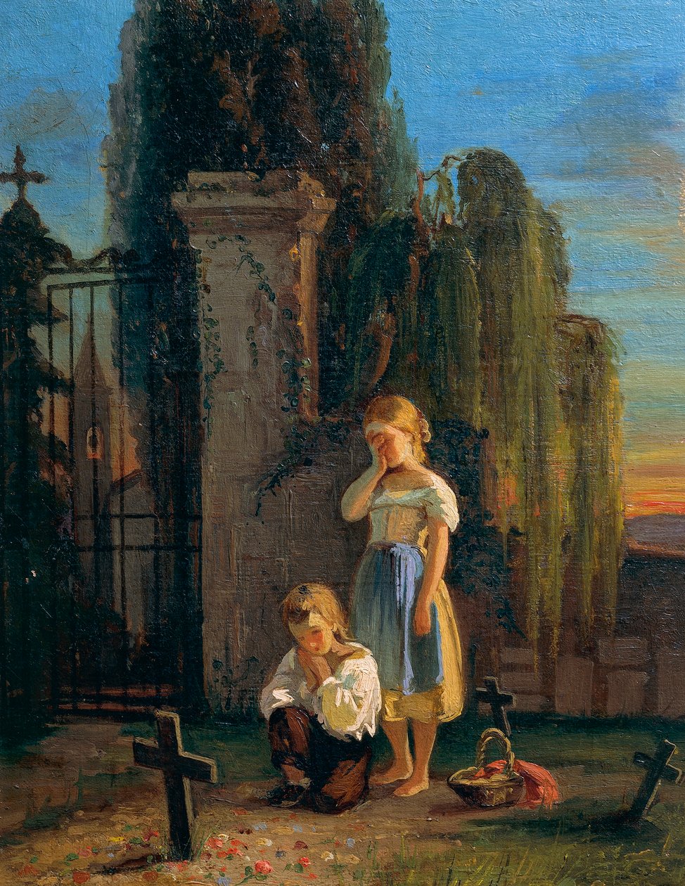 अनाथ, फर्डिनेंडो बुओनामिसी द्वारा (1820-1892) द्वारा फर्डिनेंडो बुओनामिकि