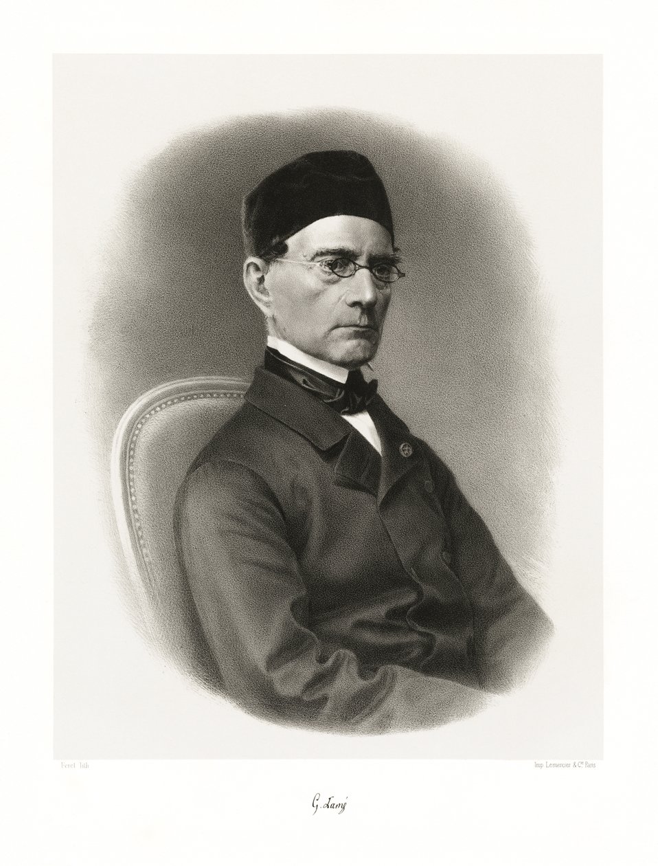 गेब्रियल लाम, 1865-66 द्वारा Feret