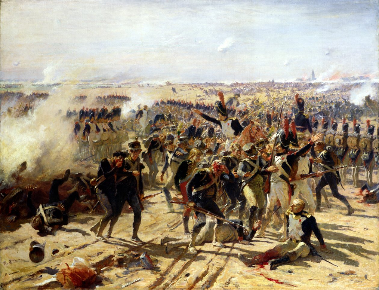 Essling की लड़ाई, मई 1809 द्वारा फर्नांड कोरमन