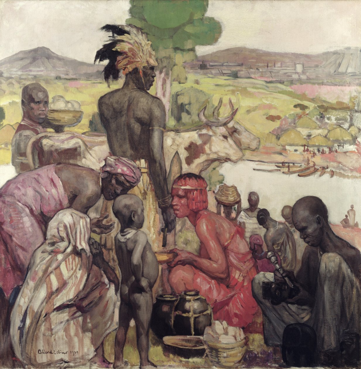 मातड़ी, 1929 द्वारा फर्नांड अल्लार्ड ल ऑलिवियर