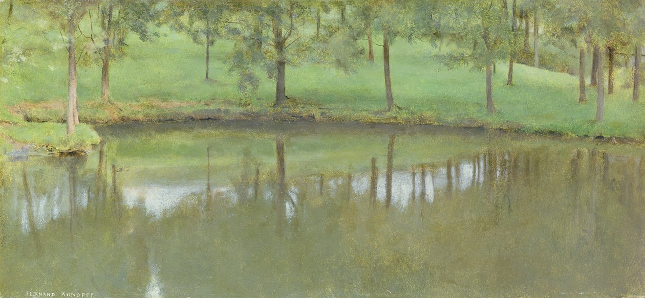 Fosset; फिर भी पानी, c.1894 द्वारा फर्नांड खनोफ