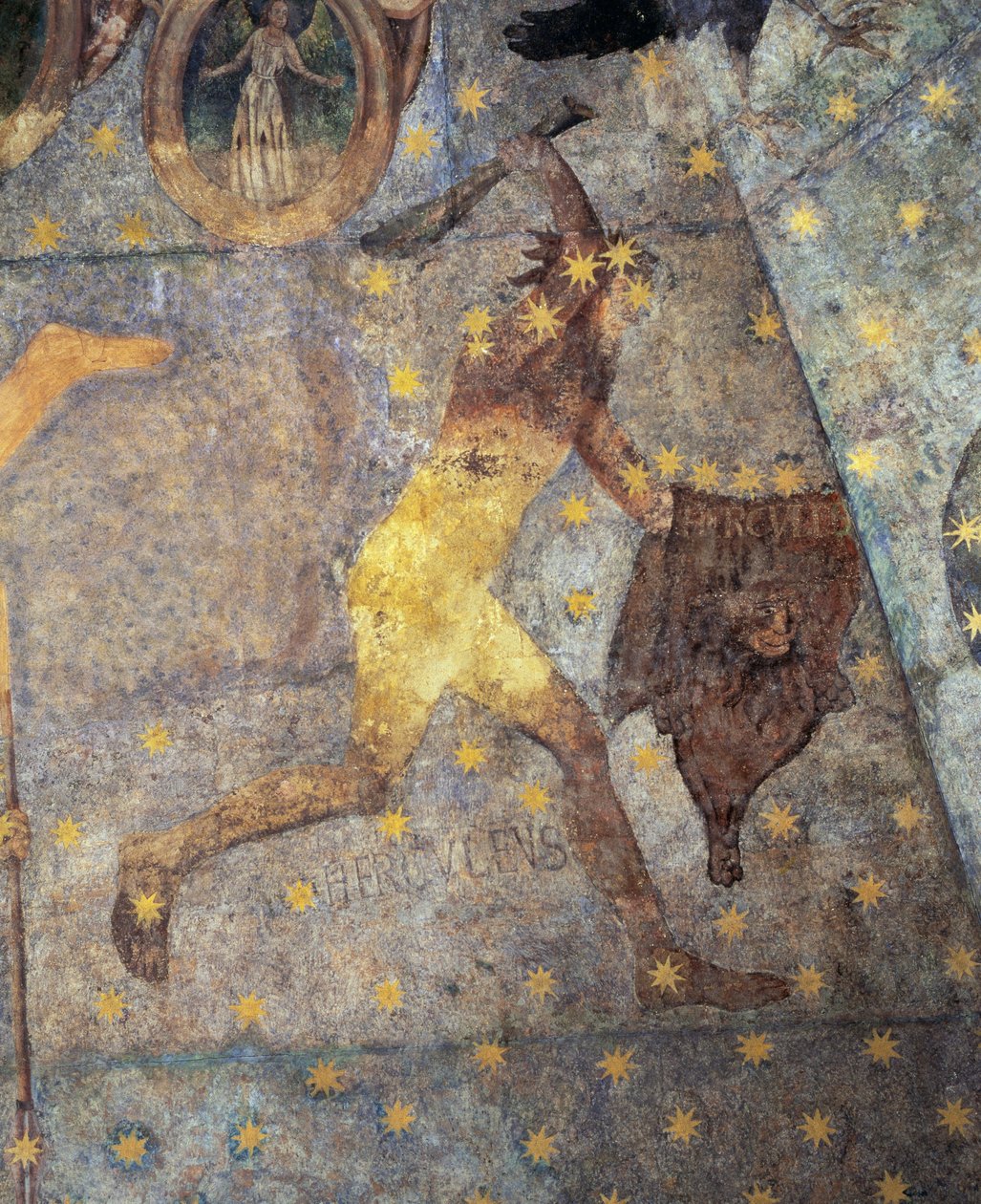 डोम ऑफ़ द ज़ोडिक, डिटेल ऑफ़ हरक्यूलिस, 1485 द्वारा फर्नांडो गैलीगो