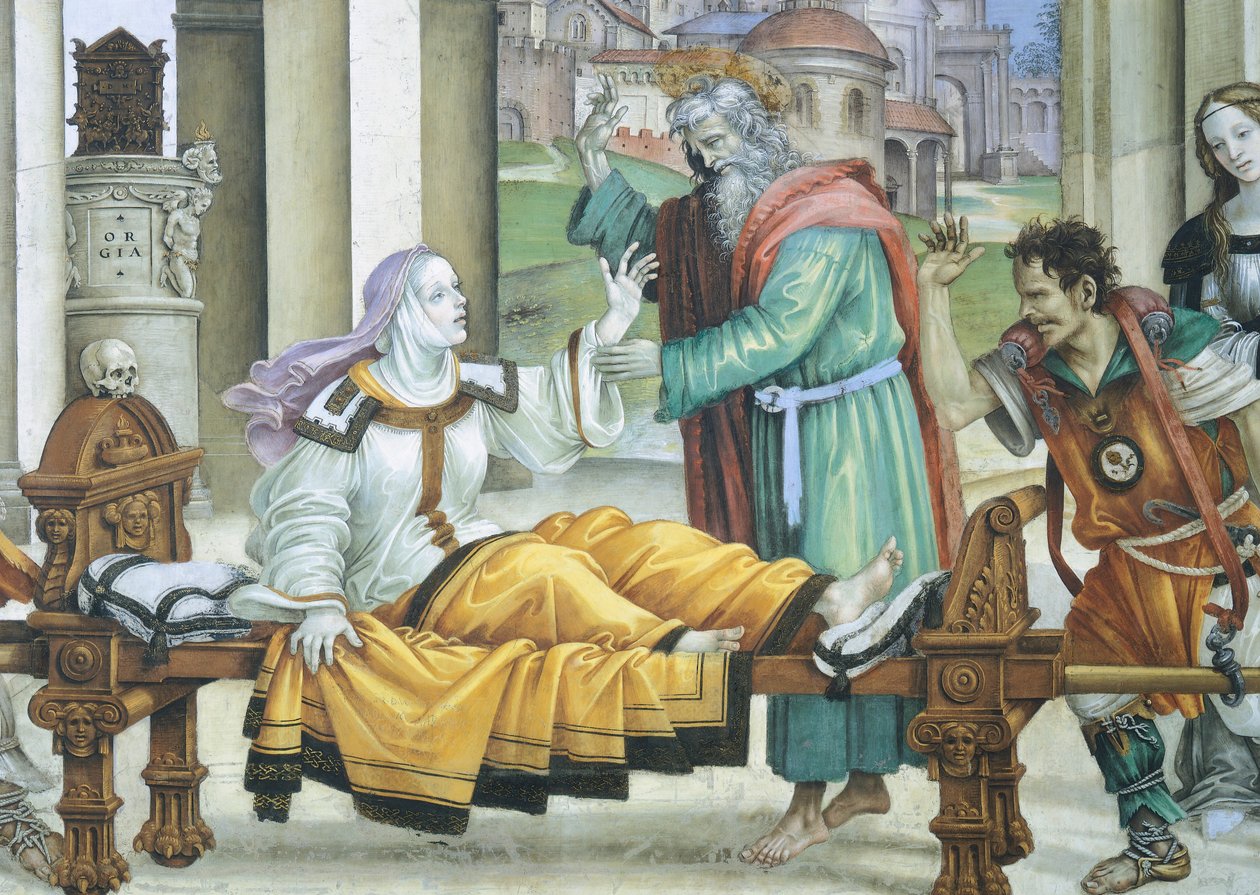 सेंट जॉन द इवेंजेलिस्ट रिससिटेटिंग ड्रूसियाना द्वारा फ़िलिपिनो लिपि