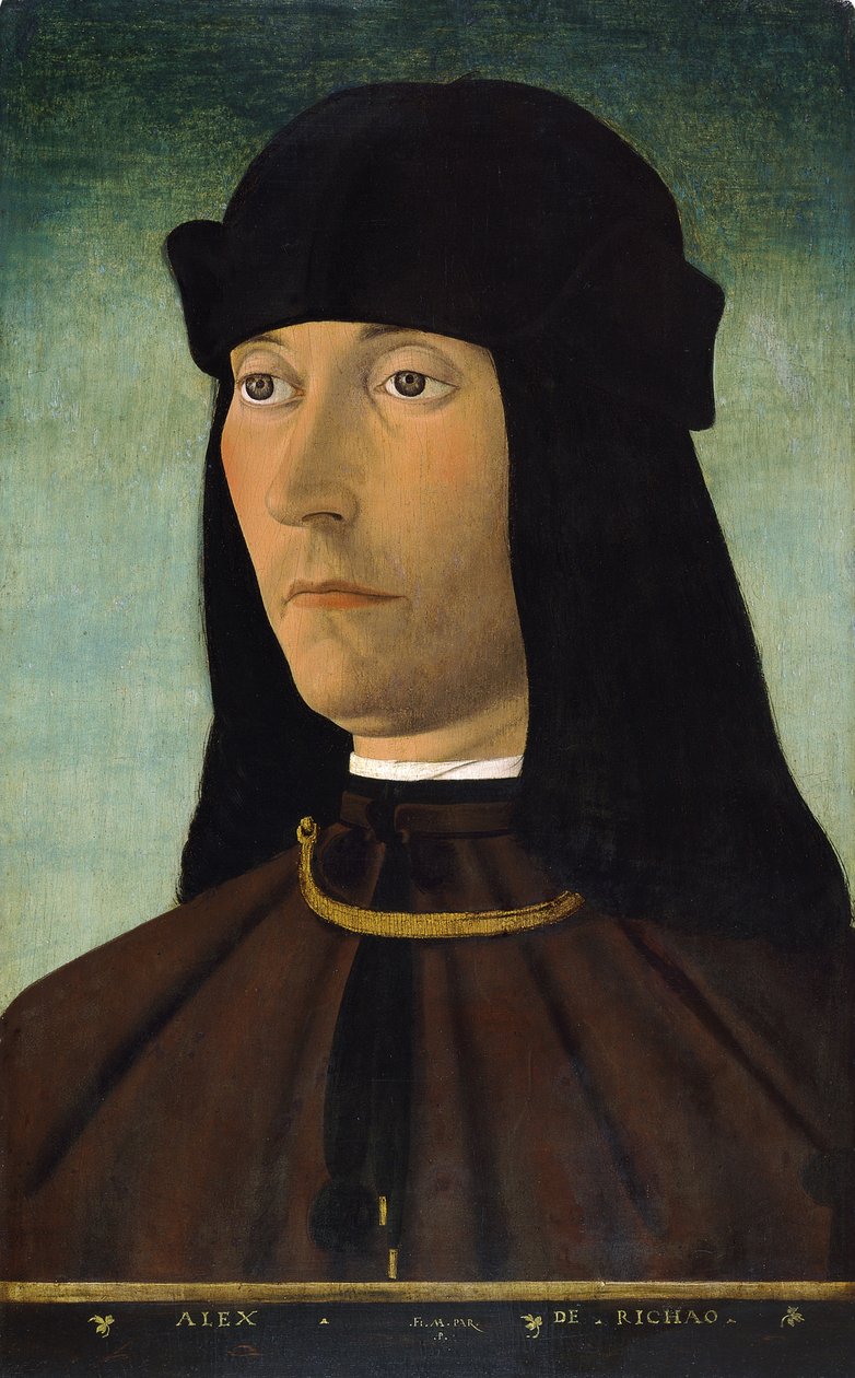 Portrait of Alessandro de Richao द्वारा फिलीपो माज़ोला