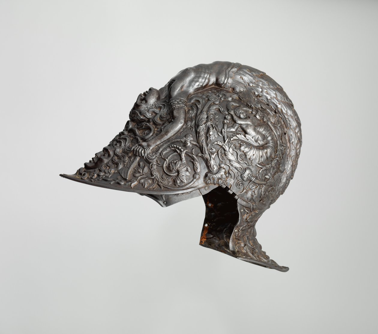 बरगनेट, 1543 (स्टील, सोना, कपड़ा) द्वारा फिलीपो नेग्रोली