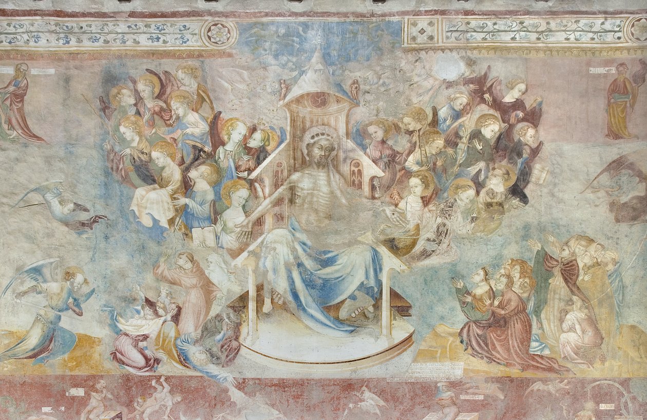 अंतिम निर्णय, c.1400 द्वारा फ़िलिपोलो डे और वेरिस दा मिलानो वेरिस दा मिलानो