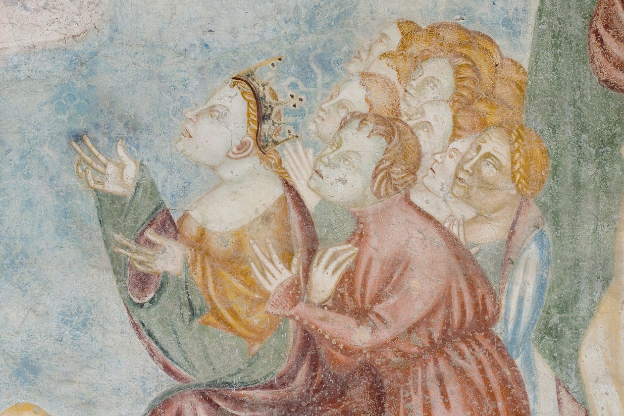 चित्र, अंतिम निर्णय का विवरण, c.1400 (3496201 का विवरण) द्वारा फ़िलिपोलो डे और वेरिस दा मिलानो वेरिस दा मिलानो