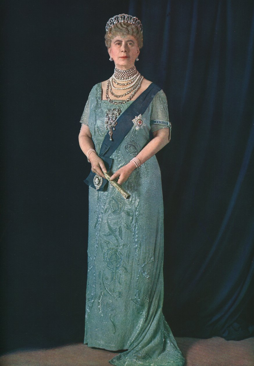 क्वीन मैरी, 1935। द्वारा फिनले कलर लिमिटेड