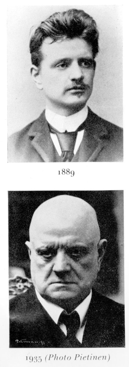 जीन सिबेलियस (1865-1957) 1889 द्वारा फ़िनिश फ़ोटोग्राफ़र