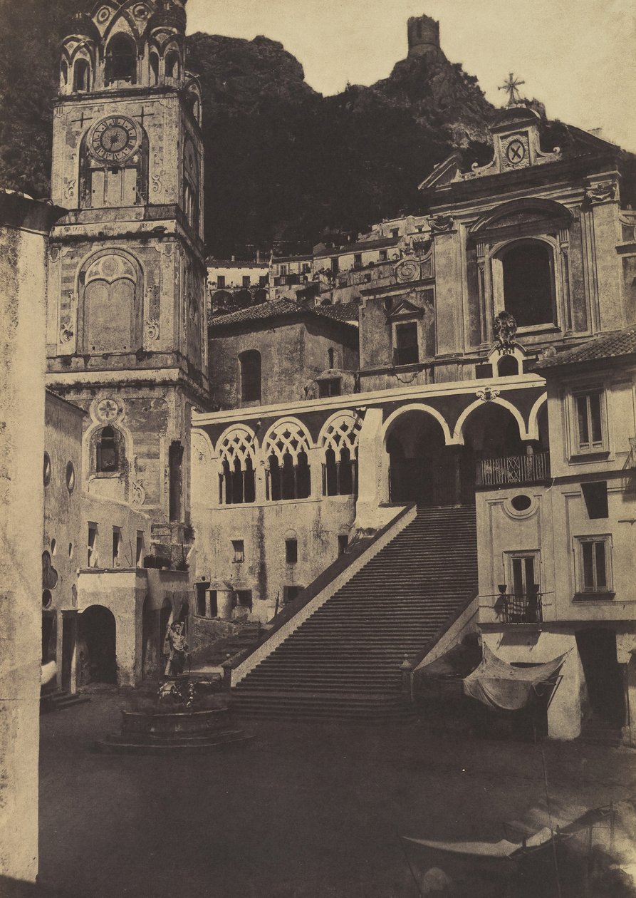 अमाल्फी, कैथेड्रल, 1853। द्वारा फेरमिन युगीन ले दीन