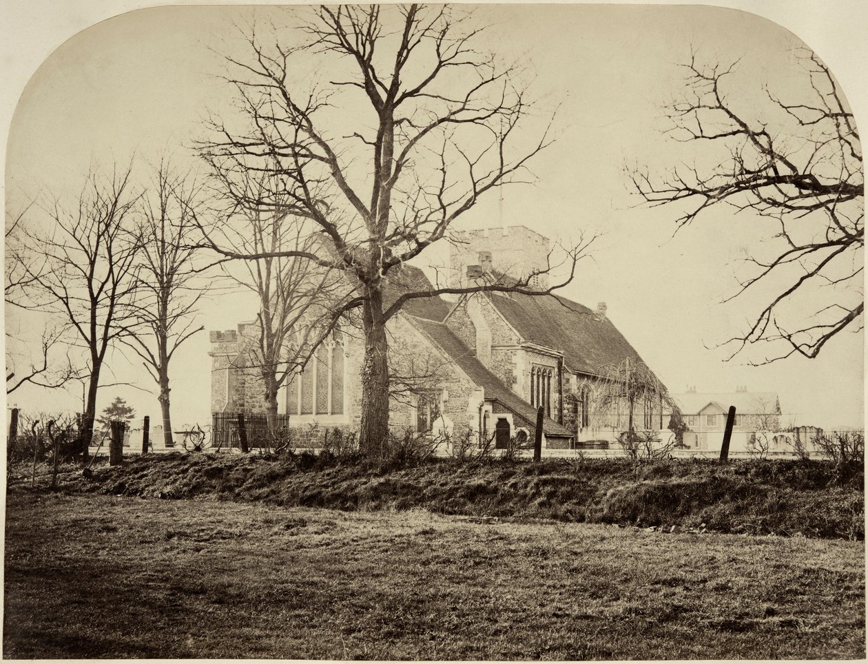 सेंट पॉलिनस चर्च, क्रेफोर्ड, लंदन, c1865-c1894 द्वारा फ्लैक्समैन चार्ल्स जॉन स्परेल