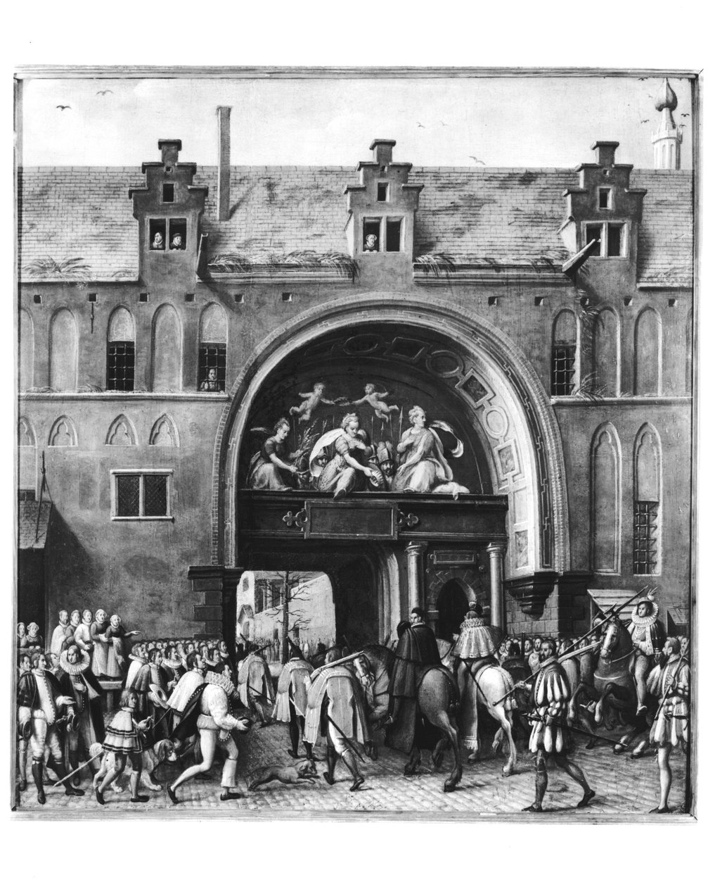 फ्रांस के हरक्यूल फ्रेंकोइस की एंट्री, ड्यूक ऑफ एल्केन (1554-84) एंटवर्प में 19 फरवरी, फरवरी 8282 द्वारा फ्लेमिश स्कूल