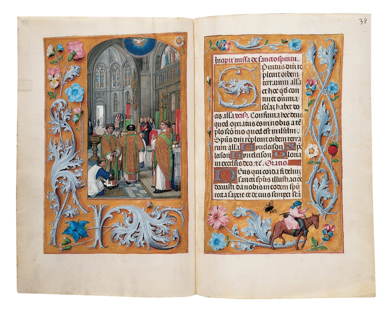 रोथ्सचाइल्ड बुक ऑफ़ आवर्स, गेन्ट या ब्रुग्स के फोलियो, c.1505 द्वारा फ्लेमिश स्कूल