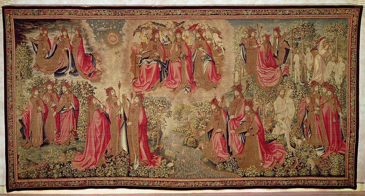 द क्रिएशन, ब्रसेल्स वर्कशॉप, c.1600 द्वारा फ्लेमिश स्कूल