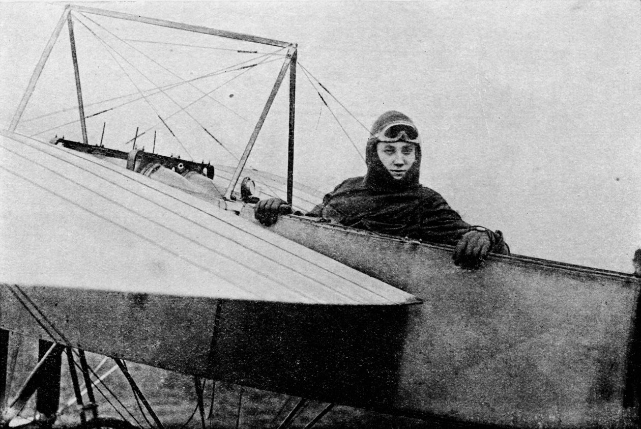 गुस्ताव हैमेल, ब्राइटन, 1911 1933 के लिए पहली हवाई दौड़ के विजेता। द्वारा उड़ान की तस्वीर