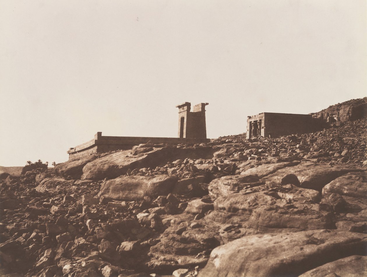 डंडोर, नूबिया, 1851। द्वारा फेलिक्स टाइनार्ड