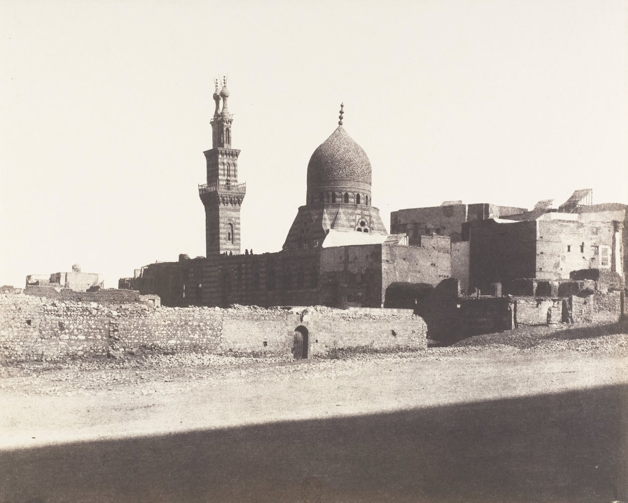 ले कैरे, नासेरीह मस्जिद, 1851-52, 1853-54 मुद्रित। द्वारा फेलिक्स टाइनार्ड
