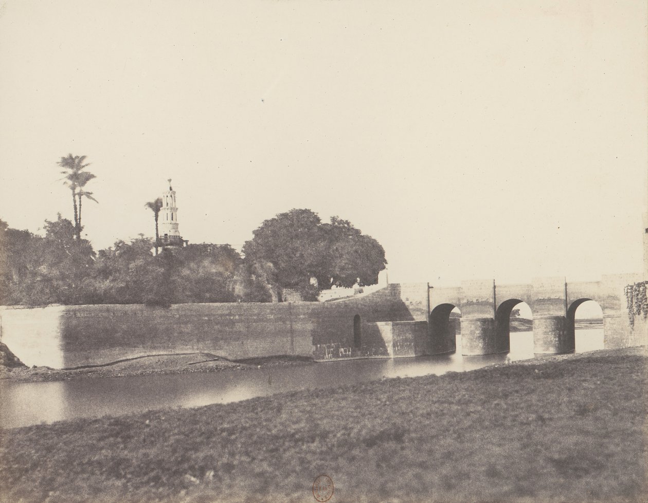 साउट, ब्रिज ओवर द ग्रैंड कैनाल, 1851-52, 1853-54 छपा। द्वारा फेलिक्स टाइनार्ड