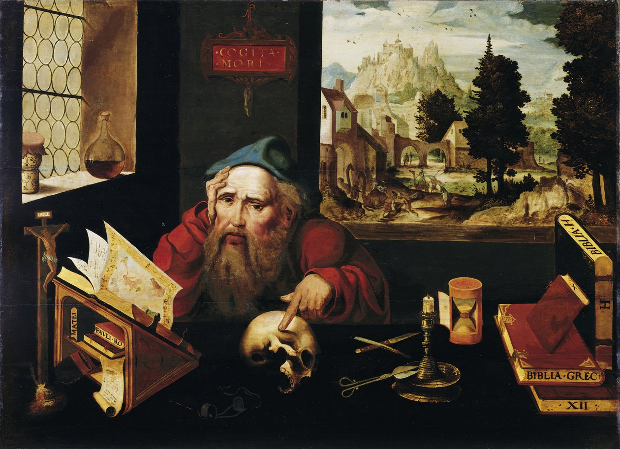 मामले में सेंट जेरोम द्वारा Joos van Cleve के अनुयायी