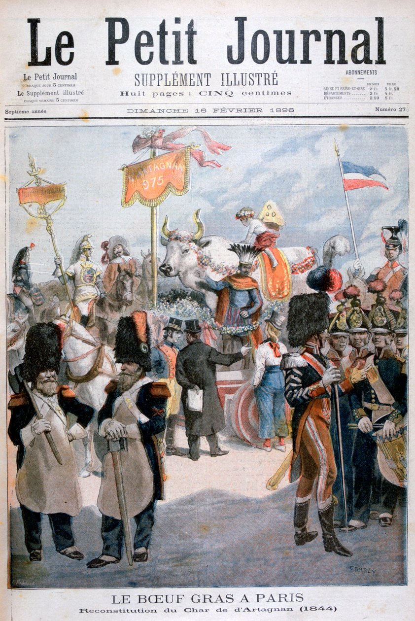 1896 में पेरिस में फेटा बैल उत्सव द्वारा Fortuné Méaulle