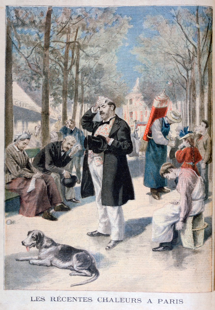 1895 में पेरिस में हीटवेव द्वारा Fortuné Méaulle