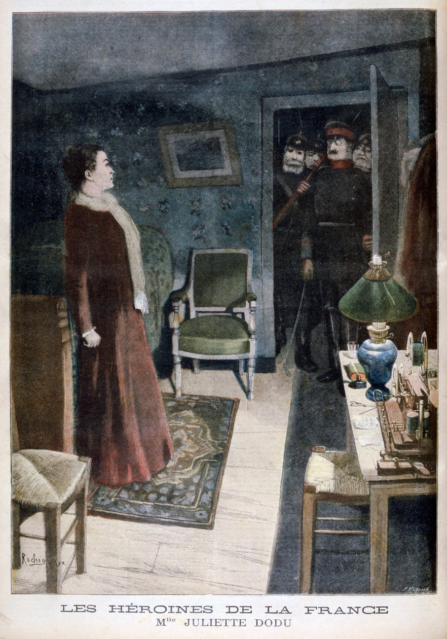 जूलियट डोडू, फ्रांस की हेरोइन, 1896। द्वारा Fortuné Méaulle