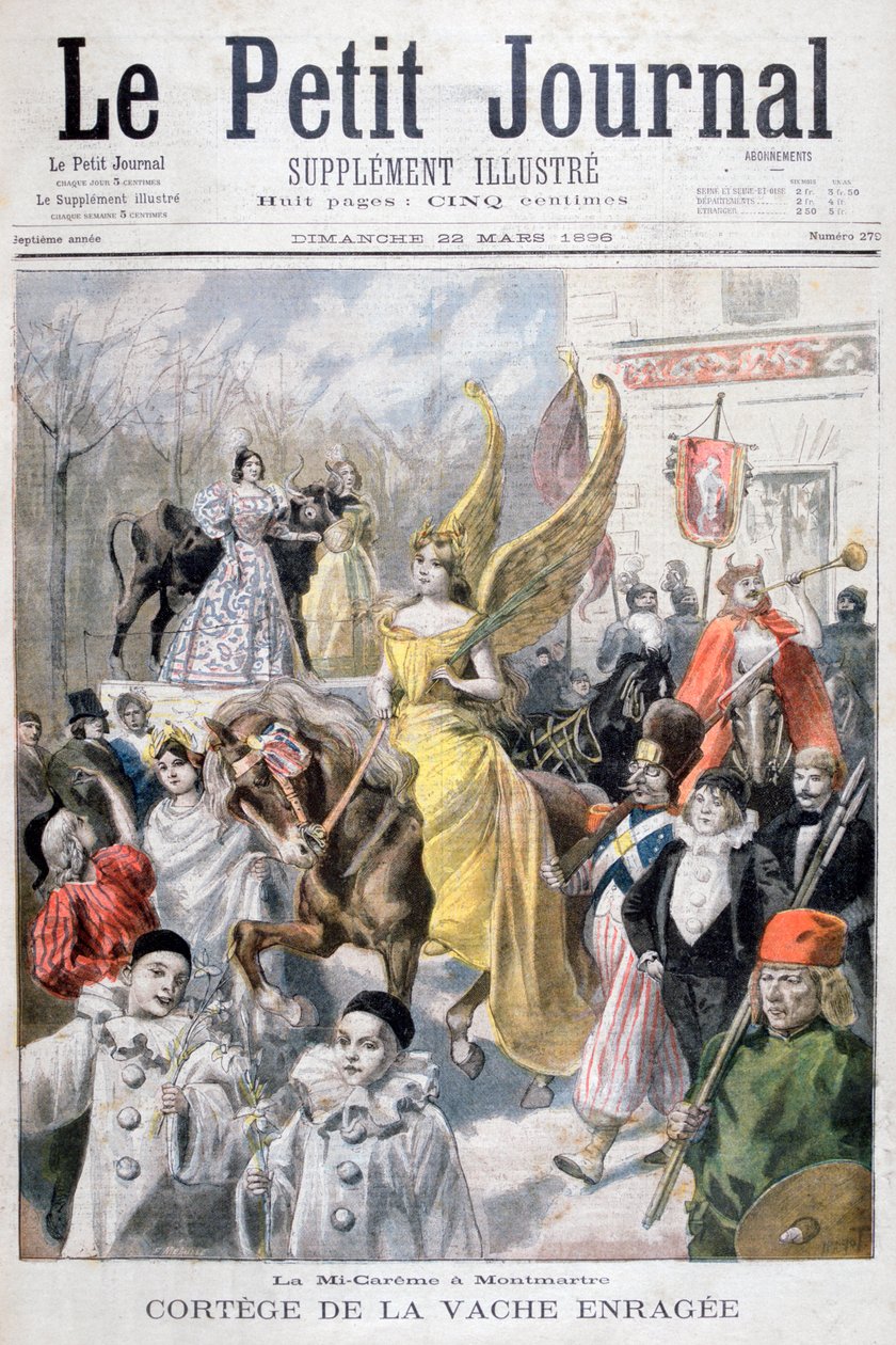 मिड-लेंट उत्सव, पेरिस, 1896 द्वारा Fortuné Méaulle