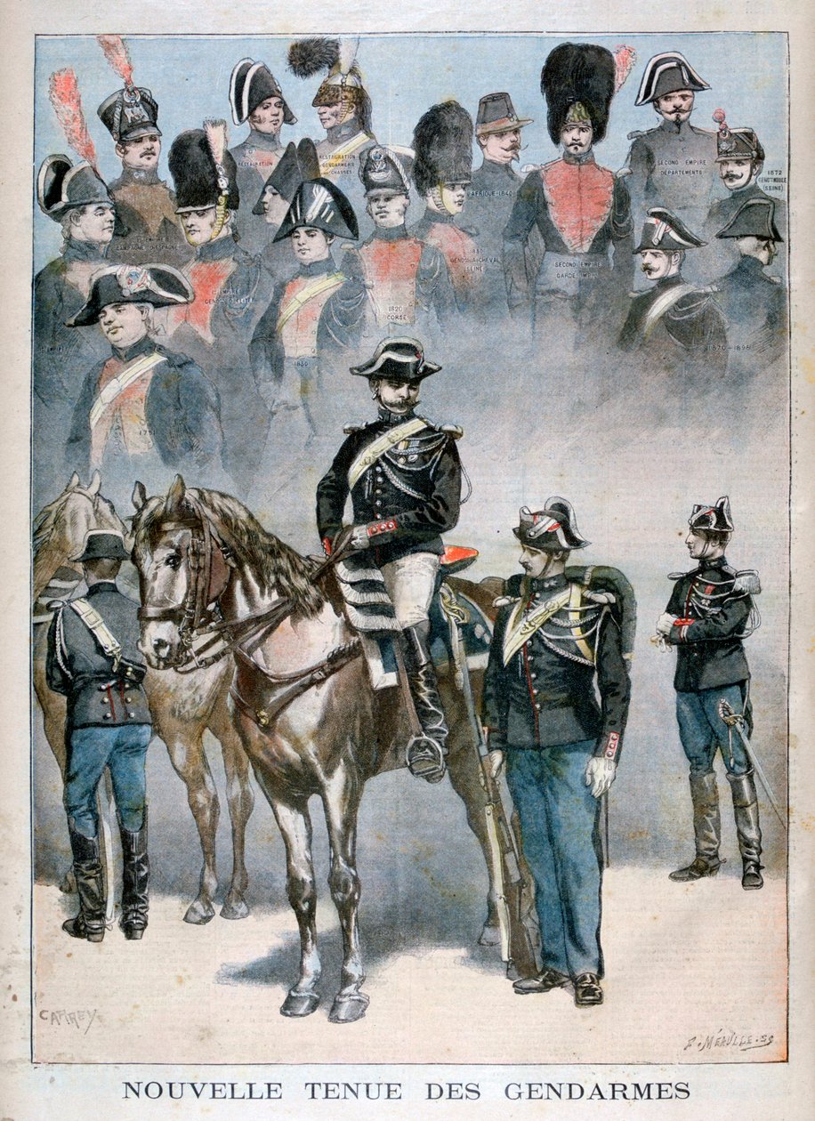 गेंडेर्म की नई वर्दी, 1896 द्वारा Fortuné Méaulle