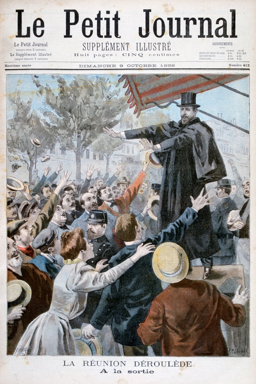 पॉल डीरॉल्ड, फ्रांसीसी लेखक और राजनीतिज्ञ, 1898। द्वारा Fortuné Méaulle