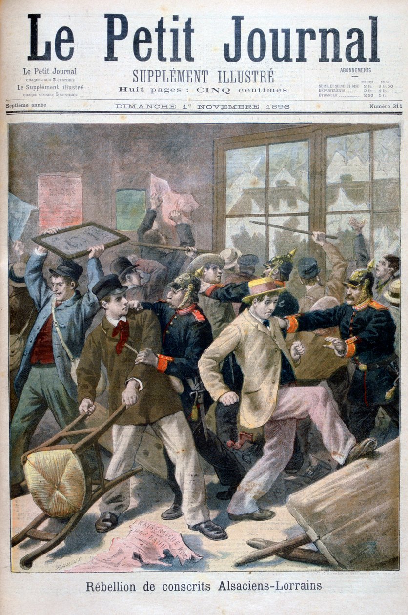 अल्सेकिंस-लोरैन्स की अस्वीकृति, 1896 द्वारा Fortuné Méaulle