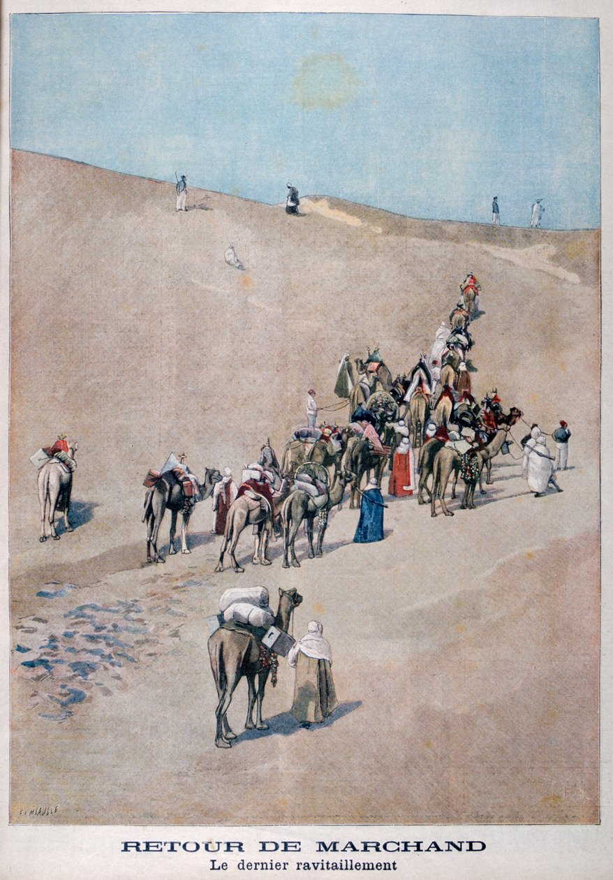 व्यापारियों की वापसी, 1899 द्वारा Fortuné Méaulle