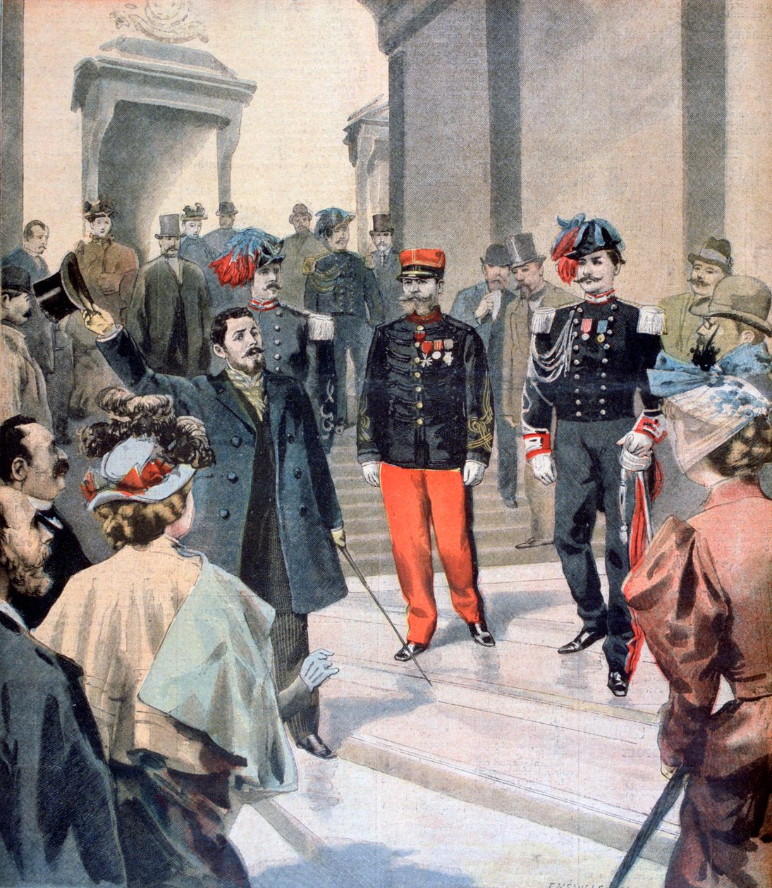 द पैट्रियट, 1895 द्वारा Fortuné Méaulle