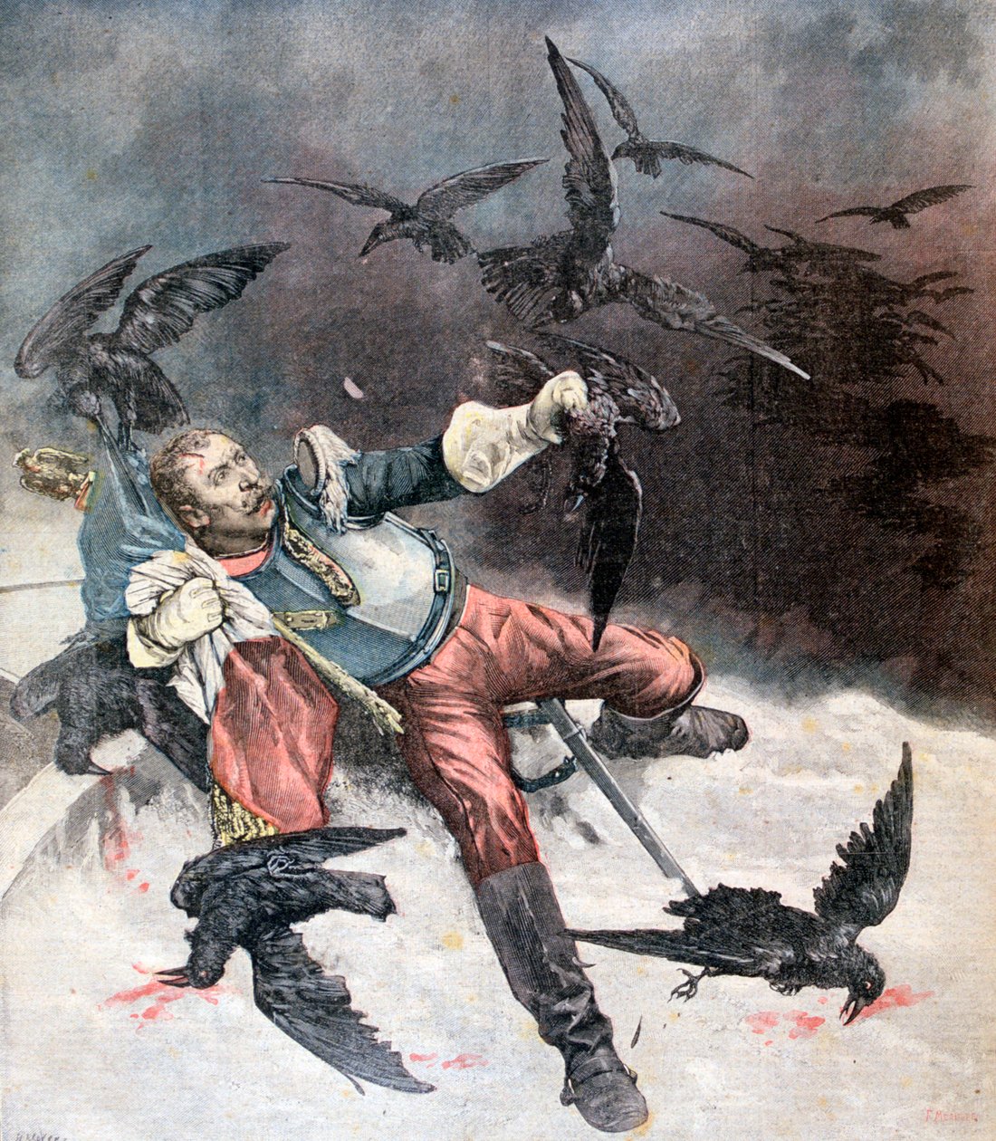 द रेवेन, 1890 द्वारा Fortuné Méaulle