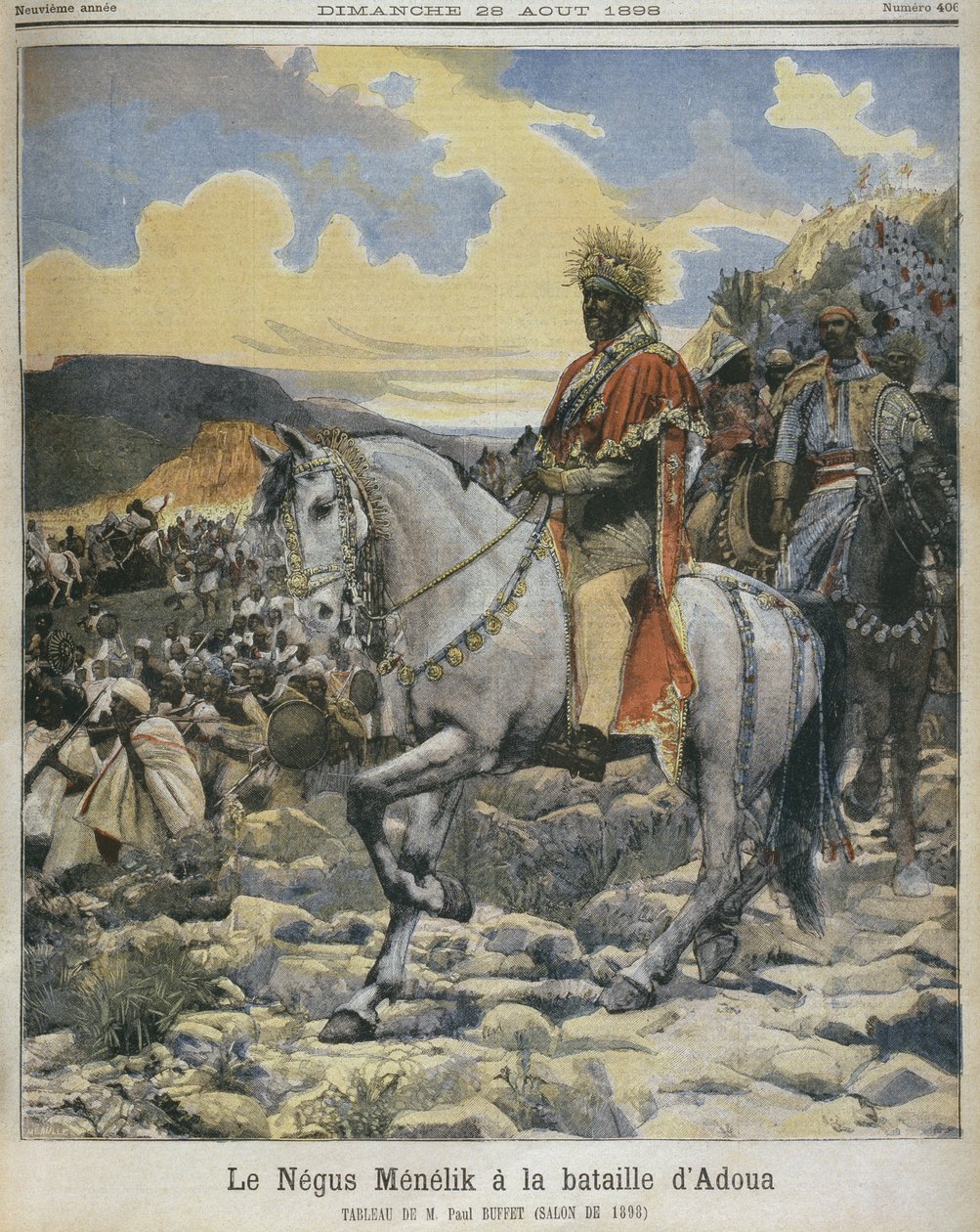 अडोवा की लड़ाई में मेनेलिक II (1844-1913), 