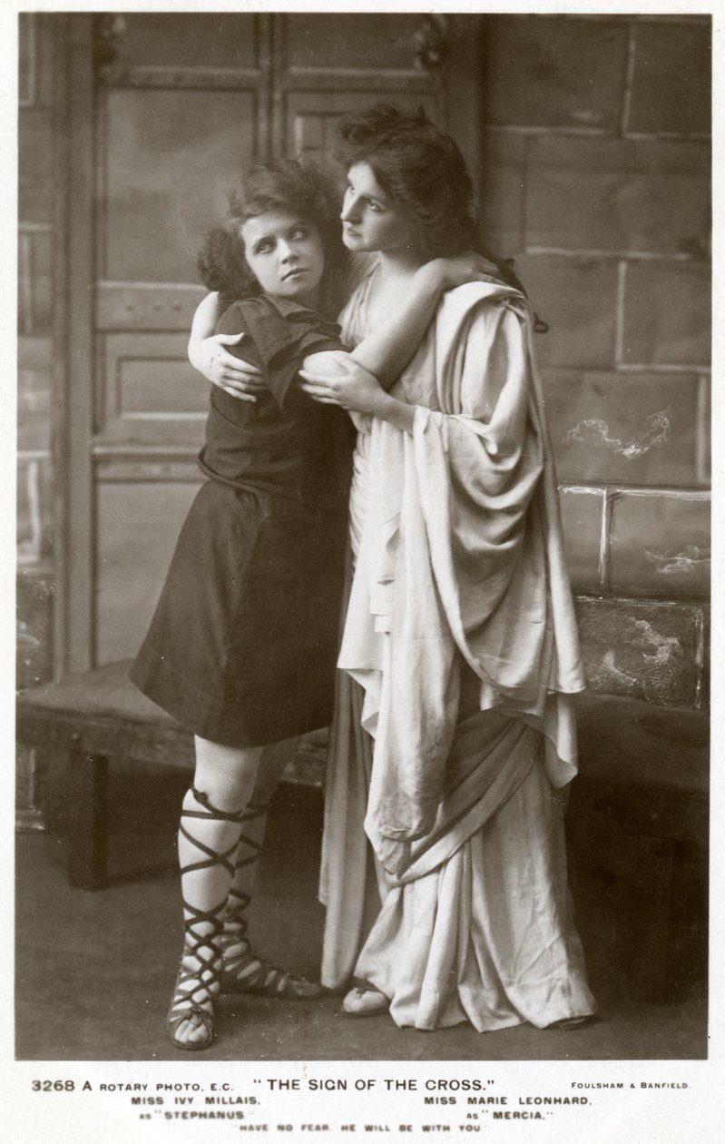 Ivy Millais और मैरी लियोनहार्ड, अभिनेत्रियाँ, c1900s। द्वारा फाउलशाम और बानफील्ड