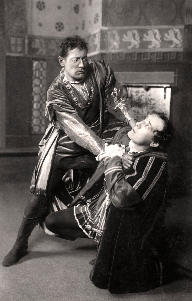 लुईस वालर 1860-1915 और हैरी ब्रोड्रिब इरविंग 1870-1919, अंग्रेजी अभिनेता, 1906। द्वारा फाउलशाम और बानफील्ड