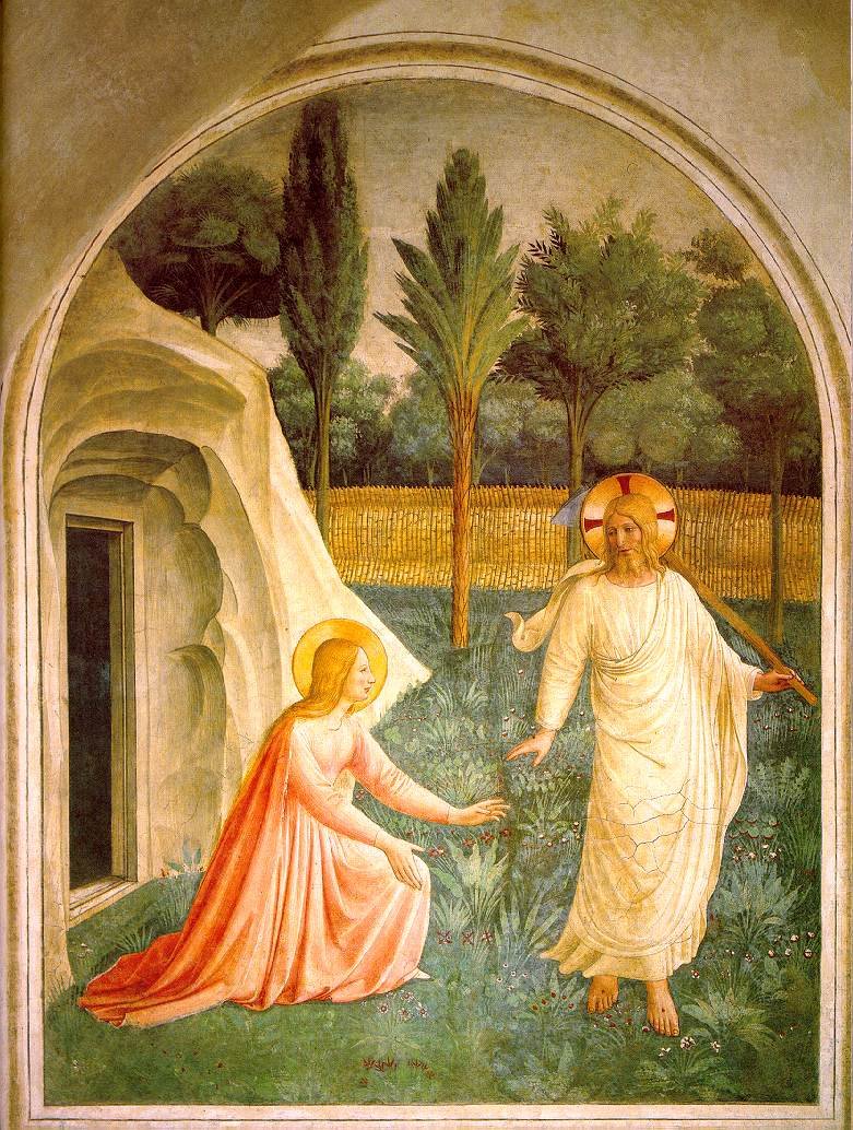 Noli me tangere, फ्रेश एंजेलिको द्वारा ताज़ा द्वारा फ्रा एंजेलिको